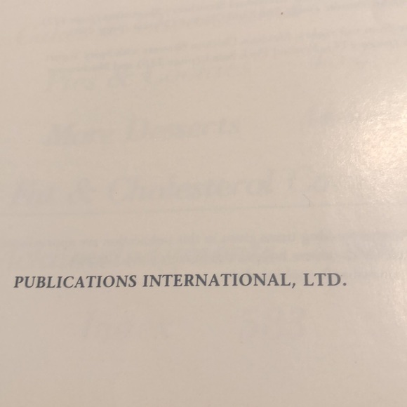 Light Cooking Cookbook Low Fat, Calorie& Cholesterol Publications International - Picture 5 of 10